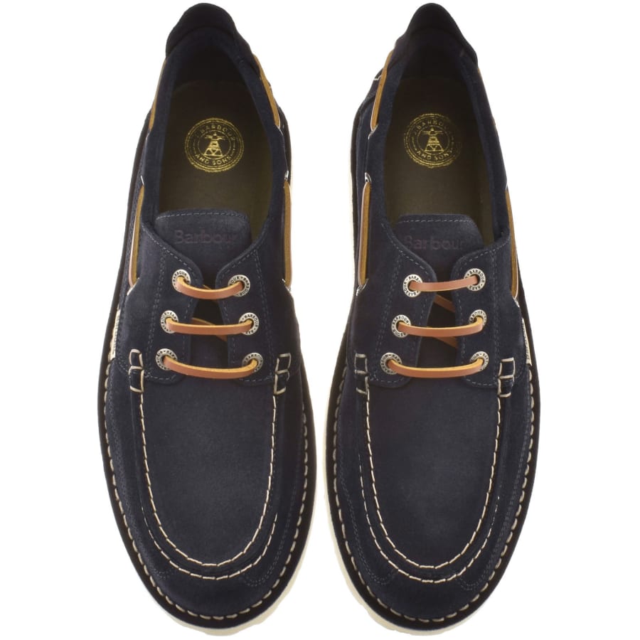 Barbour boat shoes blue top